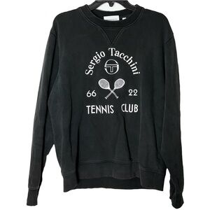 Sergio Tacchini Tennis Club Sweatshirt L Cotton Athleisure Performance Lounge